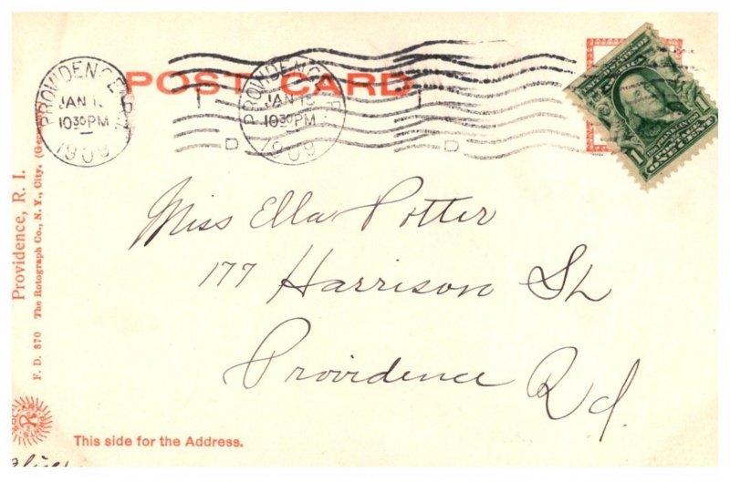 Rhode Island  Pawtucket ,Dyer Memorial , Wood Grain border