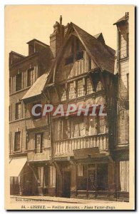 Old Postcard Lisieux Old Houses Place Victor Hugo