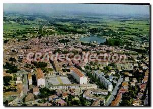 Postcard Old Castelnaudary Aude General Aerial view