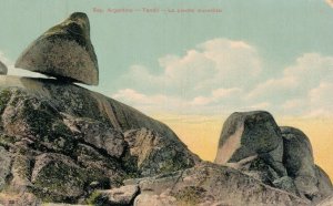 Argentina Tandil La Piedra Movediza Vintage Postcard 05.89