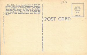 LP44   Newark  Ohio  Indian Flint Pit State Memorial Park   Postcard 