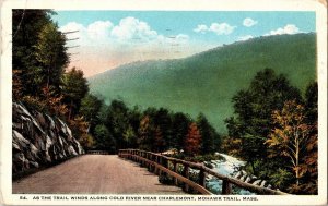 Charlemont Mohawk Trail Mass Cold River WOB 1c Stamp Postcard Cancel Vintage PM