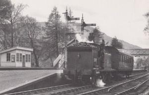 Engine 55195 with Train For Killin Station at Junction in 1959 Railway Postcard