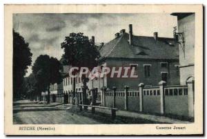 Old Postcard Bitche (Moselle) Army Barracks Jouart