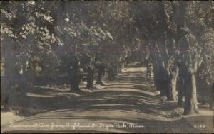 Hyde Park MA Fairmount Ave c1910 Real Photo Postcard