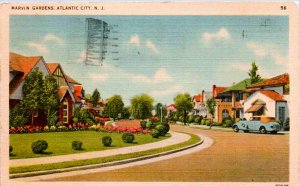 Atlantic City, New Jersey - A view of the homes on Marvin Gardens - in 1941