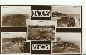Cornwall Postcard - Views of Newquay - Ref TZ6476