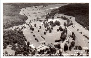 1940s Golf Courses The Greenbrier White Sulphur Springs VA RPPC Postcard
