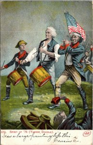 Vtg Spirit of 76 Yankee Doodle Artist A.M. Willard 1906 UDB Postcard