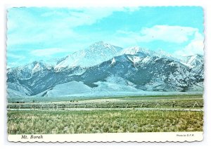 Mt. Borah Idaho's Highest Peak Mackay & Challis Idaho Continental View Postcard