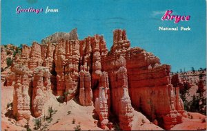 Greetings from Bryce National Park Utah Postcard PC88