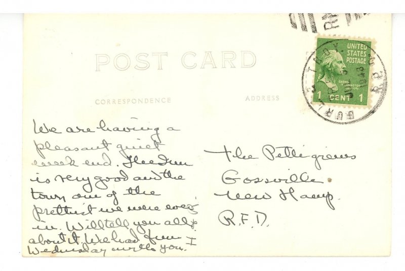 VT - Brandon. St. Thomas Episcopal Church *RPO- Burlington & Troy RR *RPPC