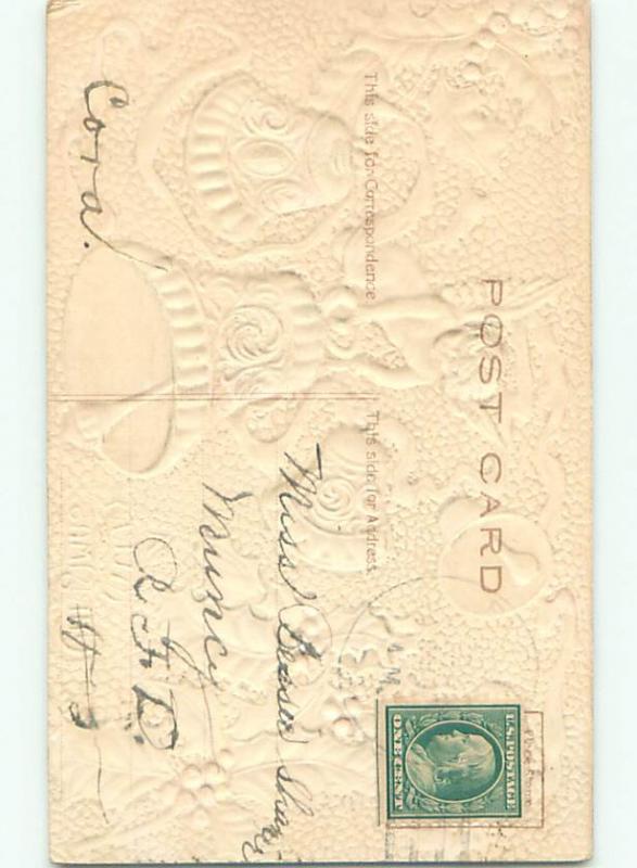 Divided-Back CHRISTMAS SCENE Great Postcard W9277