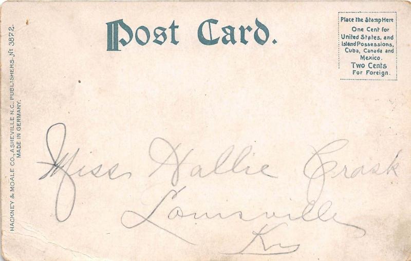 C51 / Waynesville North Carolina NC Postcard c1910 Killions Mill Bridge