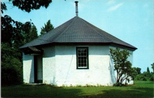 VINTAGE POSTCARD THE BIRMINGHAM OCTAGONAL SCHOOL AT CHESTER COUNTY PENNSYLVANIA