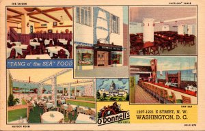 Washington D C O'Donnell's Sea Grill Restaurant 1941 Curteich