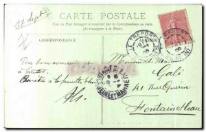 Old Postcard Le Treport The Steps Cliff