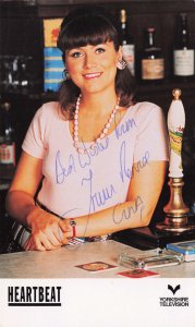 Tricia Penrose as Gina Ward in Heartbeat RARE HAND Signed Cast Card Photo