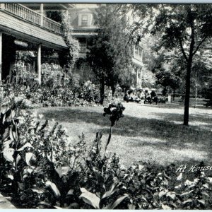 c1910s Benton Harbor, Mich. Eden Springs Postcard House of David MI A41