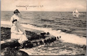 Germany Nordseebad Westerland a. Sylt Vintage Postcard 09.93