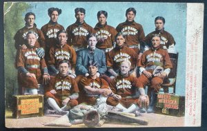 Mint USA Picture Postcard Greens Nebraska Indian Baseball Players Team 1897