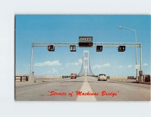 Postcard Straits of Mackinac Bridge, Michigan