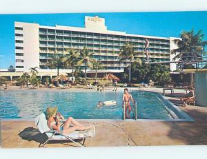 Unused Pre-1980 HOTEL SCENE San Juan Puerto Rico PR B0904@