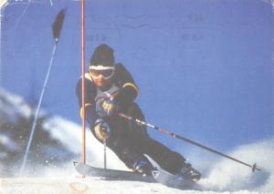 BR88835 slalom ski stig strand sweden  sports