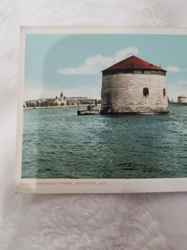 Antique postcard Martello Tower, Kingston Ontario  6209