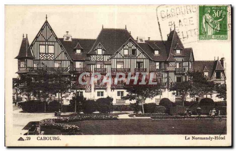 Cabourg - The Normandy Hotel - Old Postcard