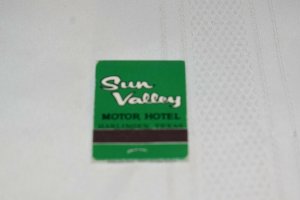 Sun Valley Motor Hotel Harlingen Texas 20 Strike Matchbook