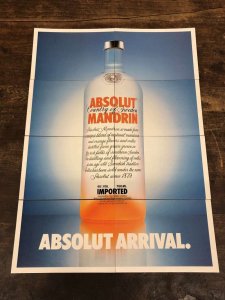 Installment Set of Six Absolut Vodka Mandarin with Cocktail Recipes PC AA28847