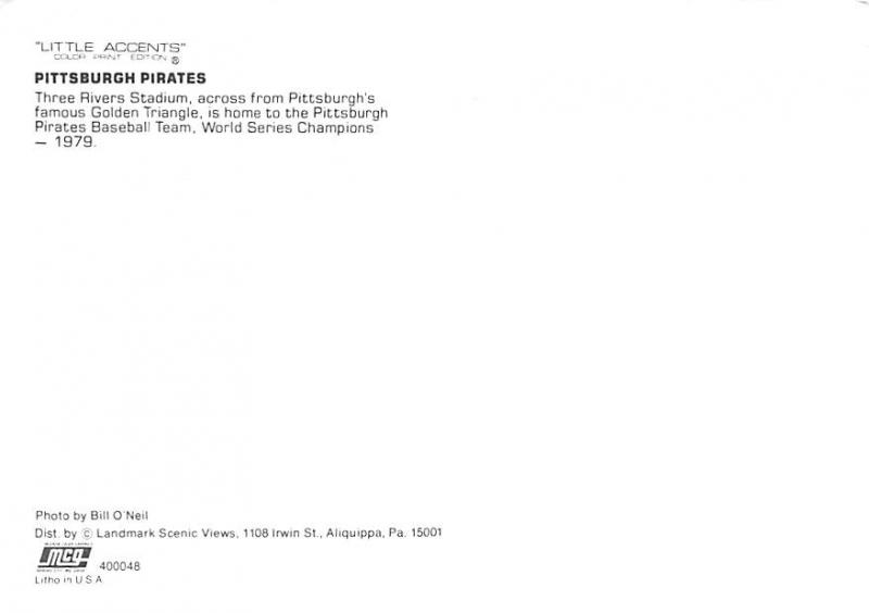 Pittsburgh Pirates - Pittsburgh, Pennsylvania