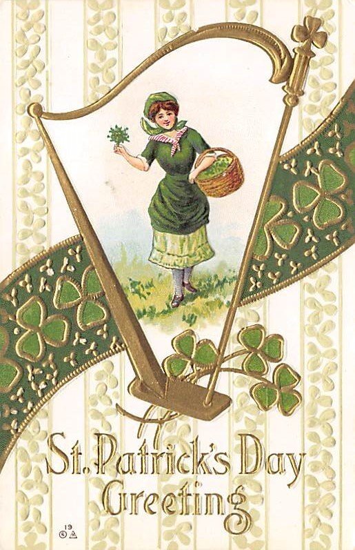 Greetings Artist Schmucker? St. Saint Patrick's Day Unused 