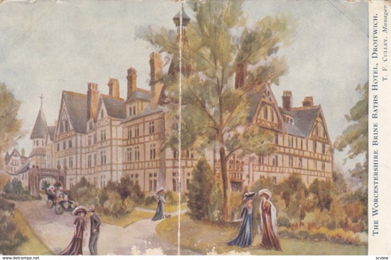 DROITWICH, England, UK, 1900-10s ; Worcestershire Brine Baths Hotel