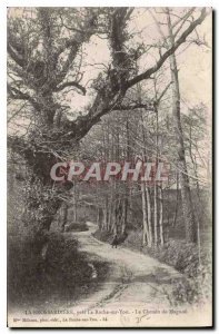 Old Postcard The Brossardiere near La Roche sur Yon the way Magnou