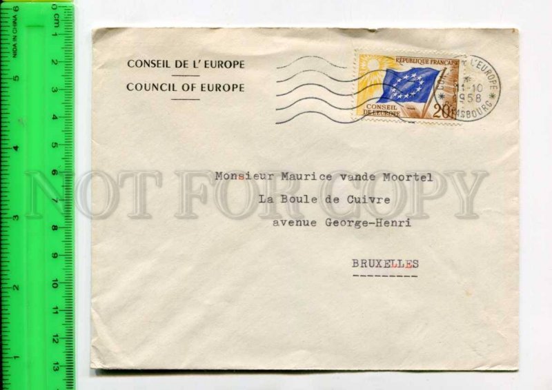 425048 FRANCE Council of Europe 1958 year Strasbourg European Parliament COVER