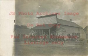 IL, Cheneyville Postmark, Illinois, RPPC, Hardware Store, Exterior Scene