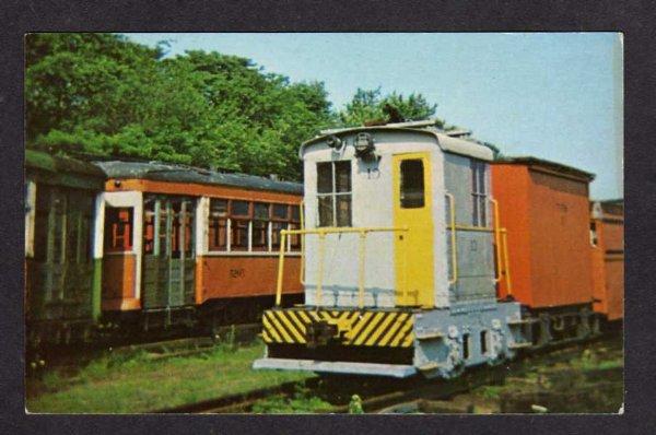 NJ Train Switcher Mac Andrews Trolley Valhalla Jobstown New Jersey Postcard