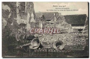 Postcard Old Bell Luneville Surroundings of the bells in the ruins of the & #...