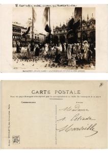 CPA AK FRANC LAMY Les Pigeons de la Place St. Marc VENISE ITALY (506954)