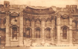 uk41855 excedre circulaire de la grande cour baalbek  lebanon