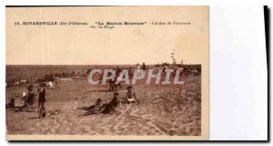 Old Postcard Boyardville Island Oleron home Happy Holidays colony on the beach