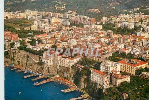 Modern Postcard Sorrento Panorama of airplane