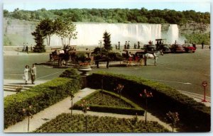 Postcard - View showing part of Oaks Gardens at Niagara Falls, Canada