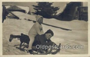 Ski, Skiing 1933 light wear close to grade 2, postal used unknown