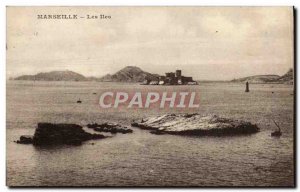 Old Postcard Marseille Islands