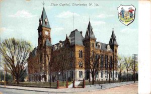 State Capitol Charleston West Virginia 1905c postcard