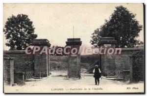 Postcard Langres Old Bridge Levis De La Citadelle