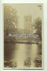 cu1896 - St. James Church &  Lakeside  in Gawsworth, Cheshire - Postcard